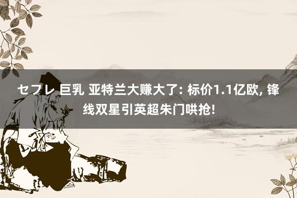 セフレ 巨乳 亚特兰大赚大了: 标价1.1亿欧, 锋线双星引英超朱门哄抢!