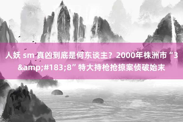 人妖 sm 真凶到底是何东谈主？2000年株洲市“3&#183;8”特大持枪抢掠案侦破始末